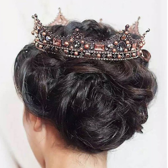 New Celtic Renaissance Tiara Crown Jewel Metal - Picture 2 of 11